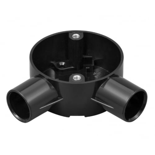 Marshall Tufflex 3MRB4BK 25mm Black 2 Way Angle Besa Box