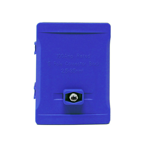 Garo DN05N 100a 5 Way SP Connection Box Blue