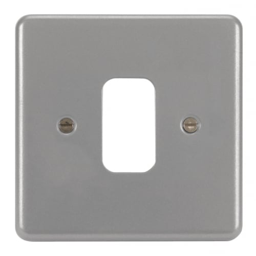 Hager WPGP1BKO 1 Gang Grid Plate complete with Surface Box