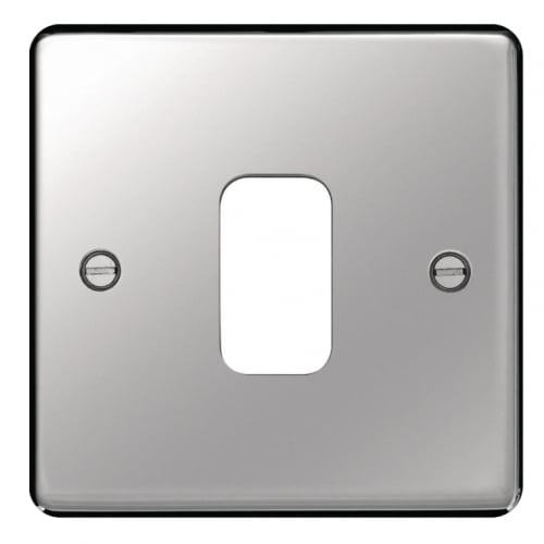 Hager WRGP1PS 1 Gang Grid Plate Polished Steel