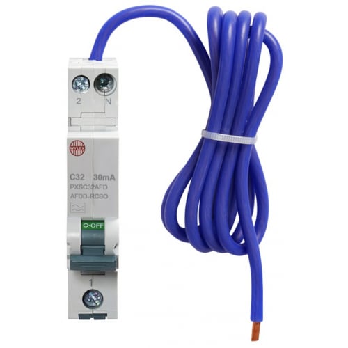 Wylex PXSC32AFD 32A 30mA Type C 10kA AFDD RCBO