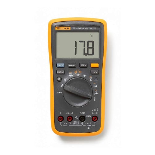 Fluke 17B+ 1000v AC/DC Digital Multimeter + Temperature Measurement