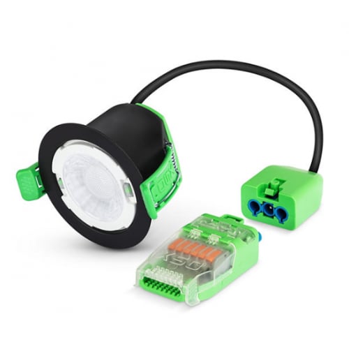 JCC JC1101/NB X50 fire-rated downlight with no bezel, colour and wattage switchable