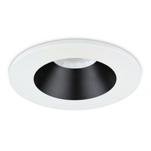 JCC JC1019WHBLK V50 Anti-Glare Downlight 3000/4000k Selectable, IP65, Dimmable and Fire Rated