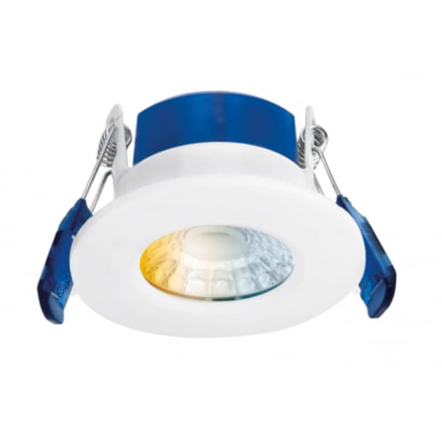 Aurora AU-R61/CWS 3.5/5.5w 455-760lm 2700-5700k IP65 Dimmable CRI90  Downlight + White Bezel