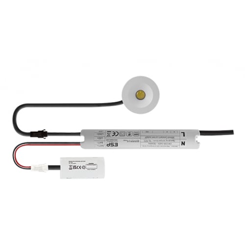 ESP D2413SWH 5watt LED Self Test Emergency Downlight