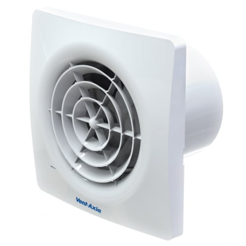 Vent Axia VASF100TF Timed Silent 100mm 4" wall fan with fixed grille