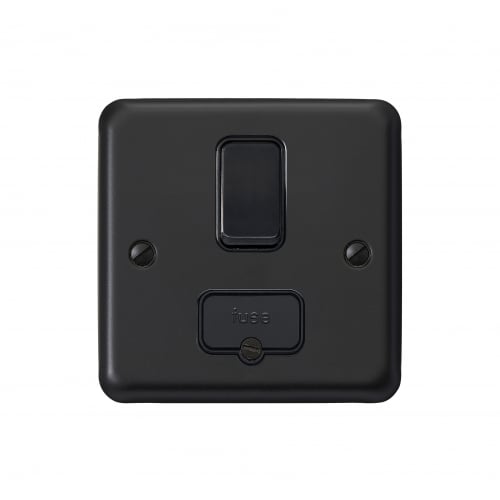 MK RP941MBK 13a DP Switched Spur Matt Black
