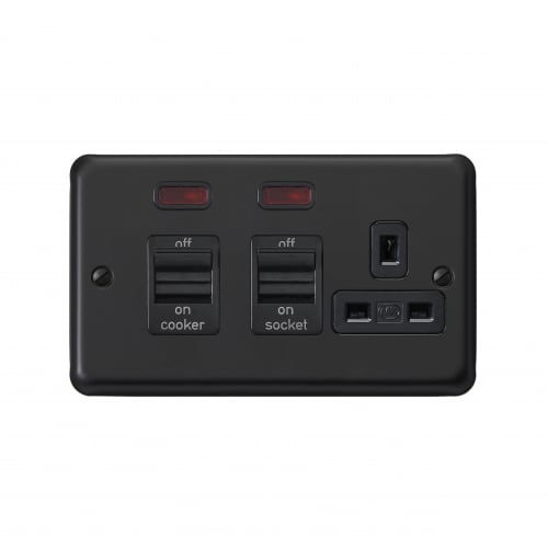 MK RP5261MBK 45a Cooker Control Unit Matt Black
