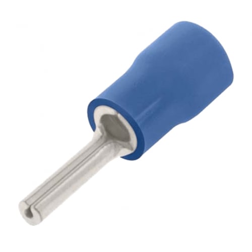 Unicrimp QBP12 12mm Blue Pre Insulated Pin Crimping Terminal-Bag Of 100