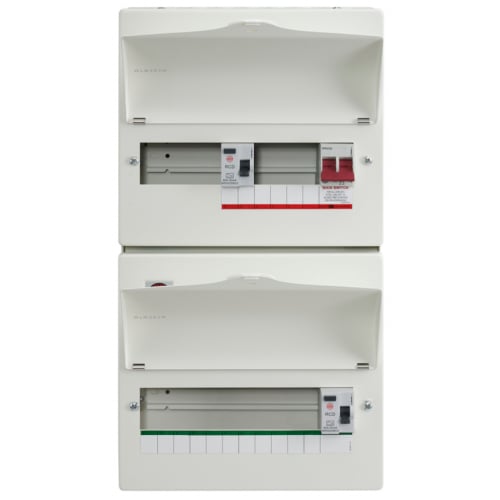 Wylex NMDRS20SSLHIA 20way Split Load Metal Consumer Unit