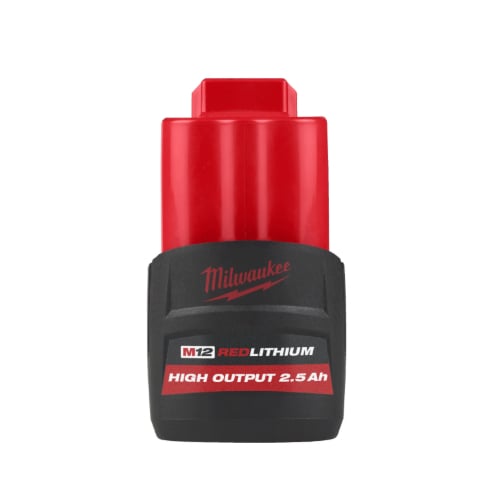 Milwaukee M12HB2.5 High Output 2.5Ah Redlithium Battery