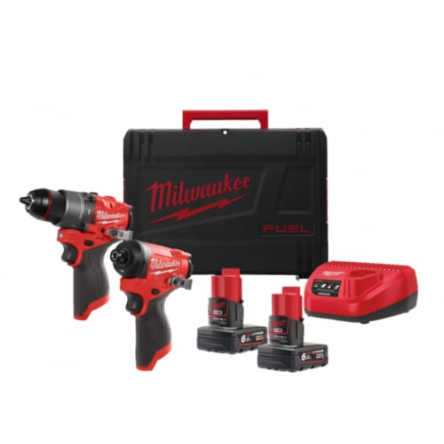 Milwaukee M12FFP2A2-602X M12 Fuel Twin Pack Kit
