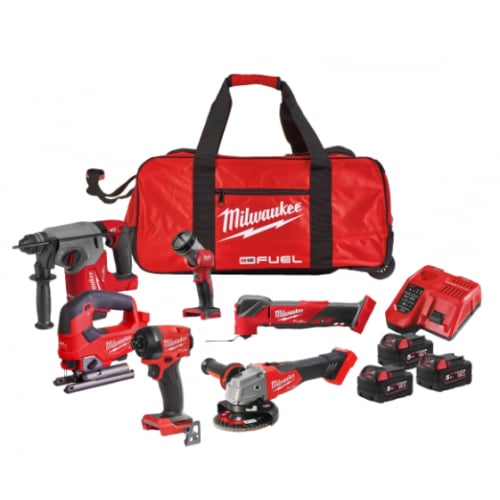 Milwaukee M18FPP6L3-503B M18 Fuel 6pc Promo Kit