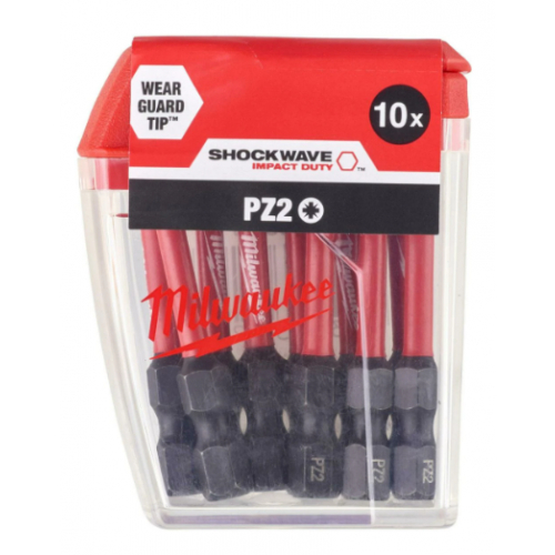 Milwaukee 4932430866 PZ2 50mm Shockwave Pack 10