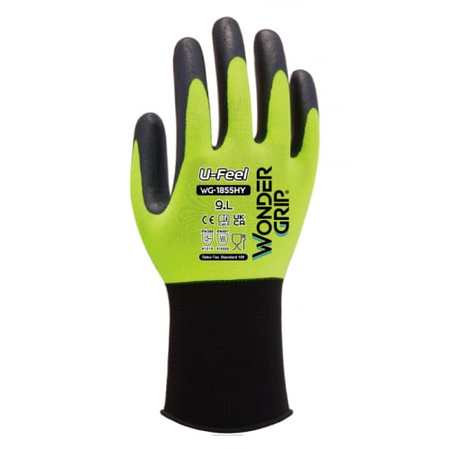 Wonder Grip WG-1855HY091 U-FEEL Gloves Size 9/L