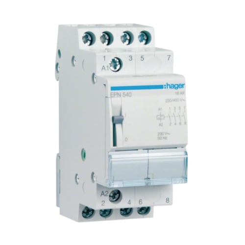 Hager EPN540 16a 230v 4no Latching Relay